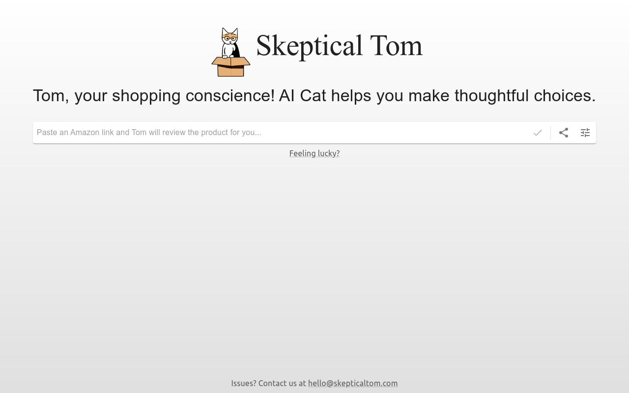 Skeptical Tom