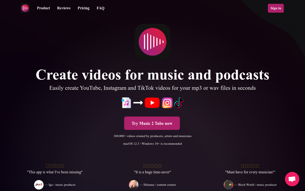 Music 2 Tube