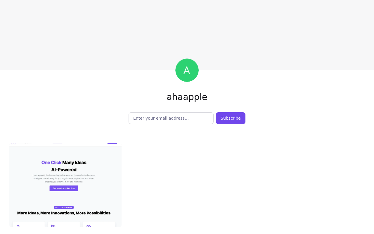 AhaApple