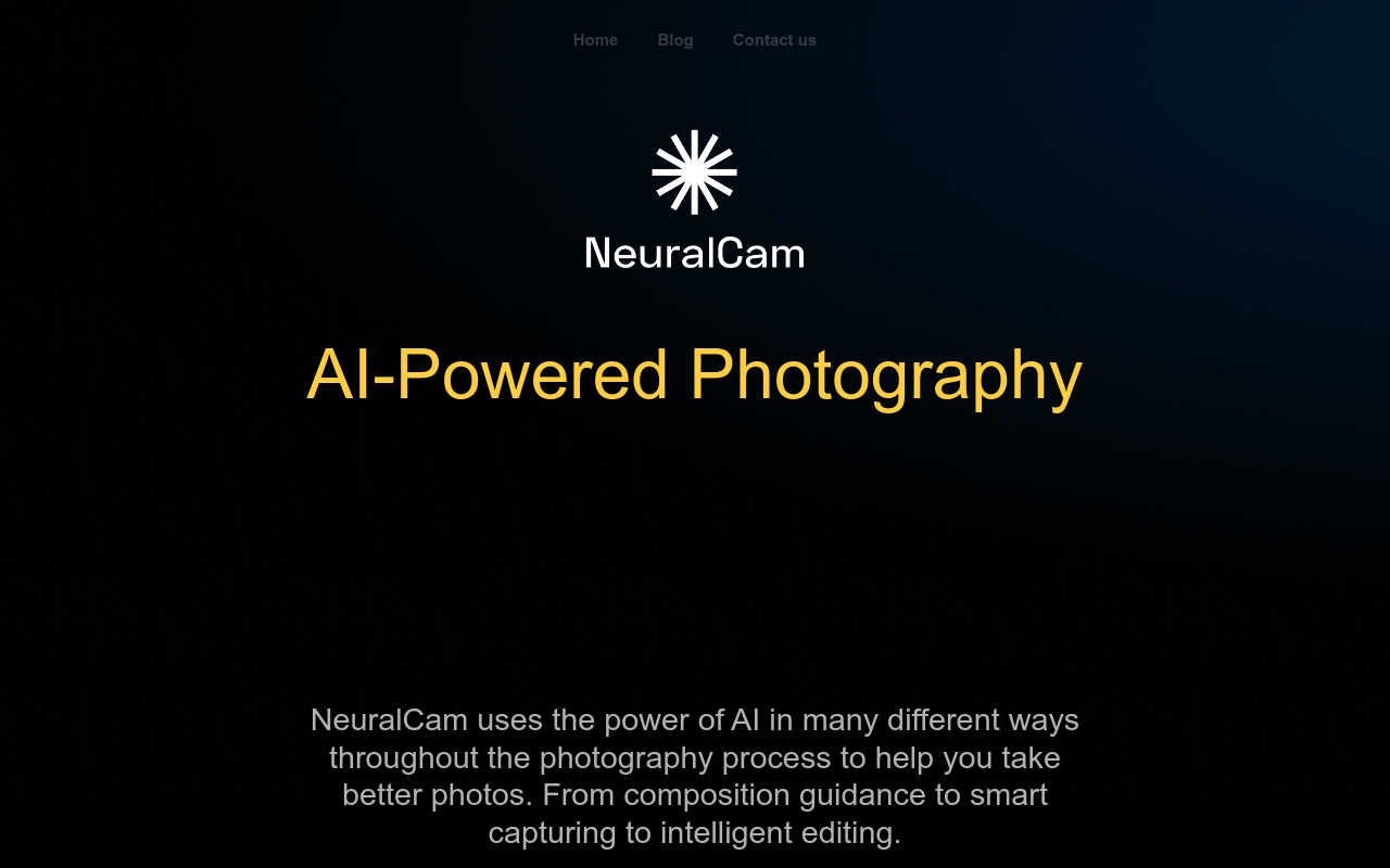 NeuralCam - Auto-editing Camera