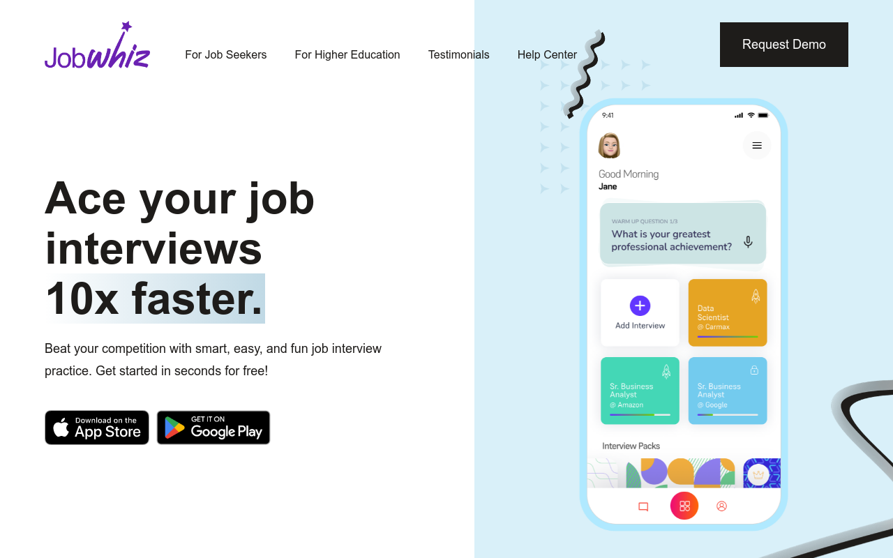Whiz: AI Job Interview Prep