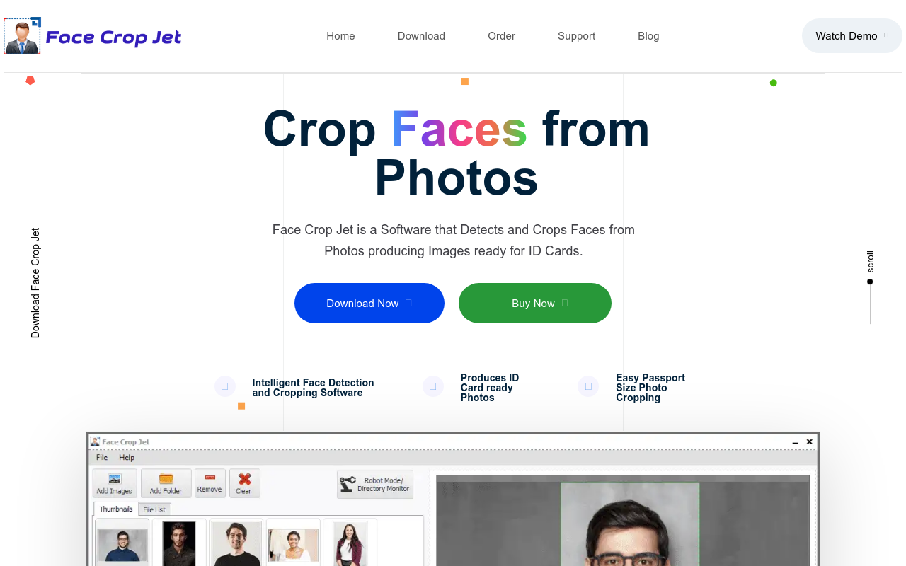 Face Crop Jet