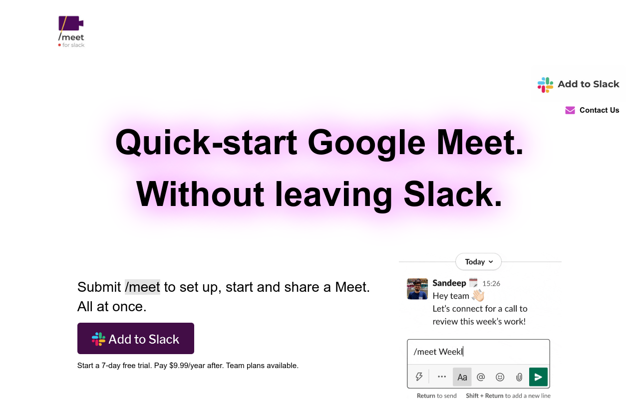 Meet AI for Slack