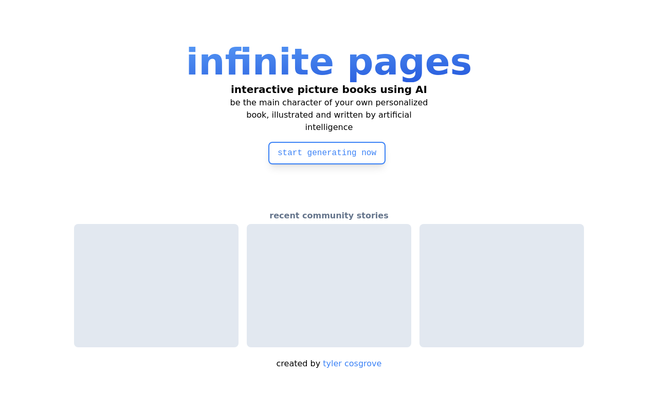 Infinite Pages