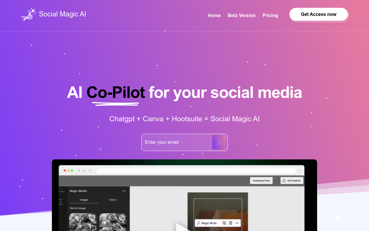 Social Magic AI