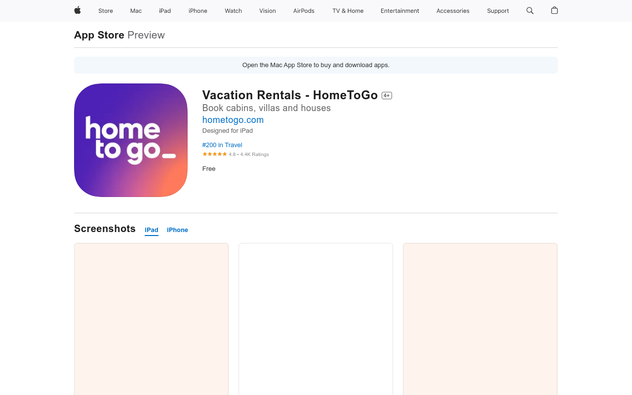 HomeToGo AI Mode