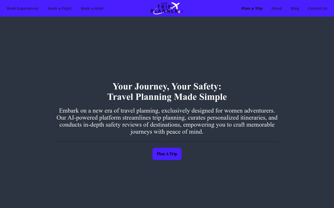 Her Trip Planner