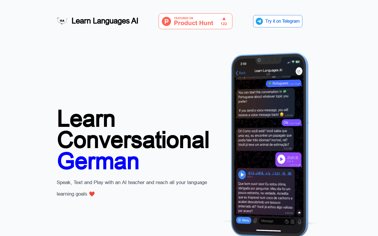 Learn Languages AI