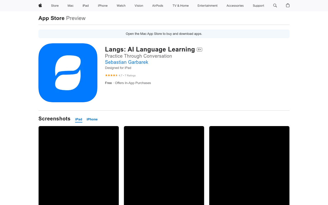 Langs: AI Language Learning