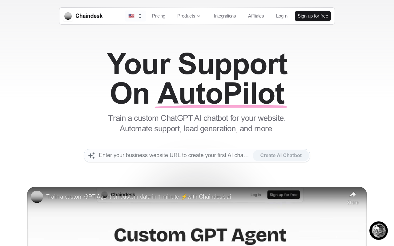 Chaindesk AI