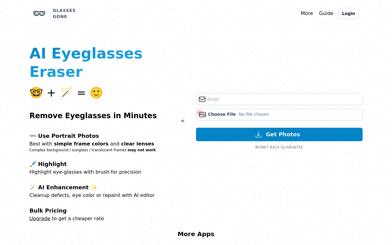 Glasses Gone
