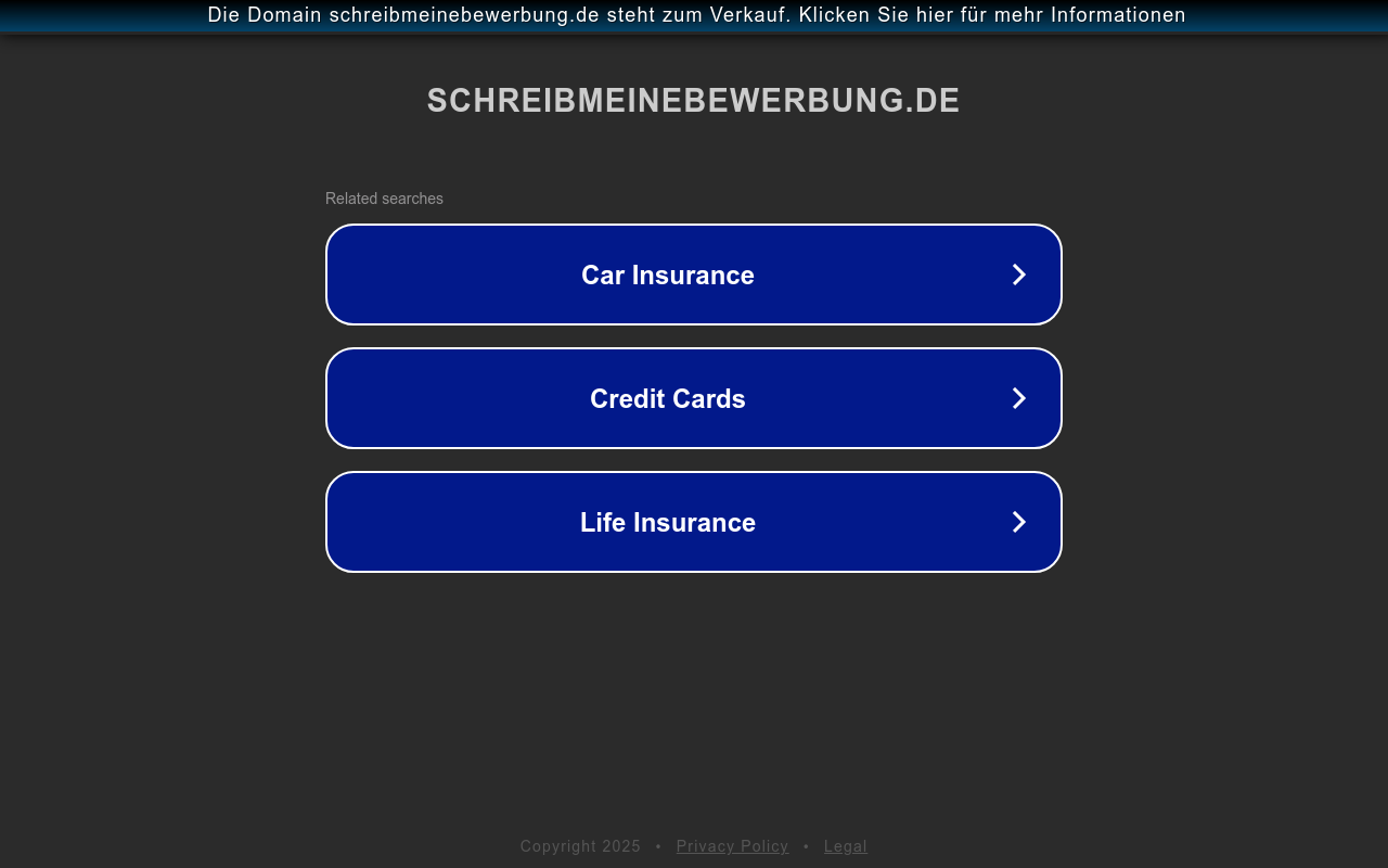 Schreib meine Bewerbung