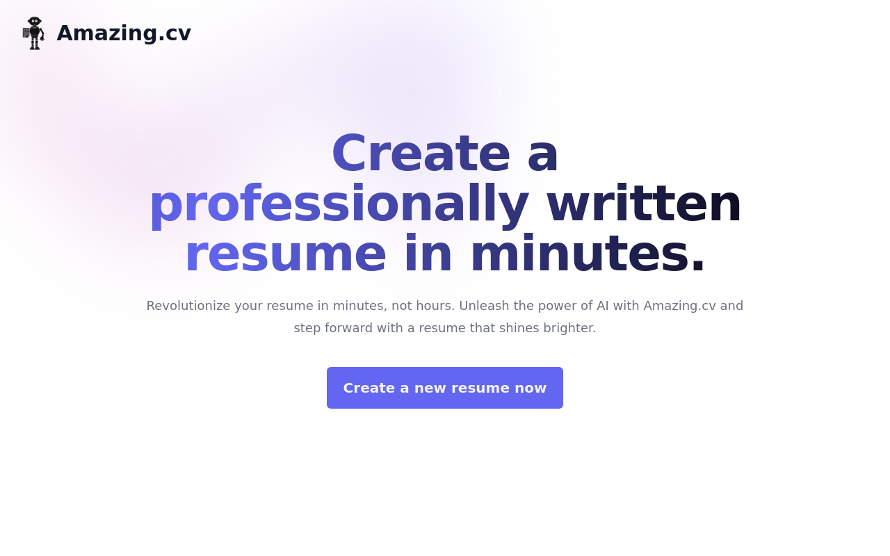 Amazing CV