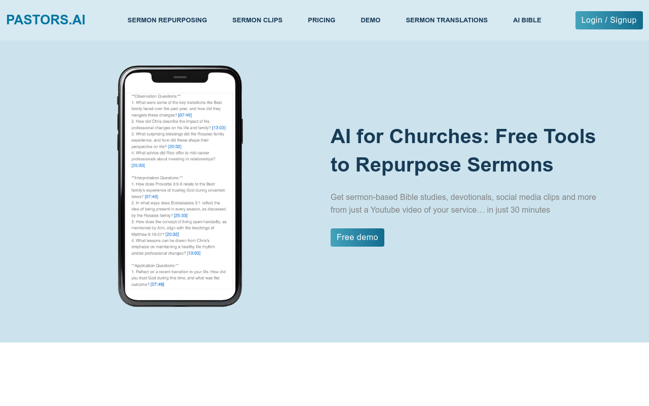 Pastors.ai