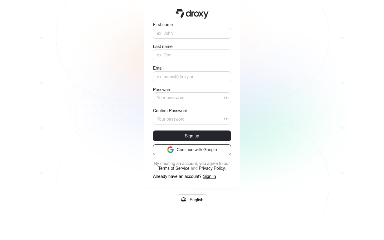 Droxy AI