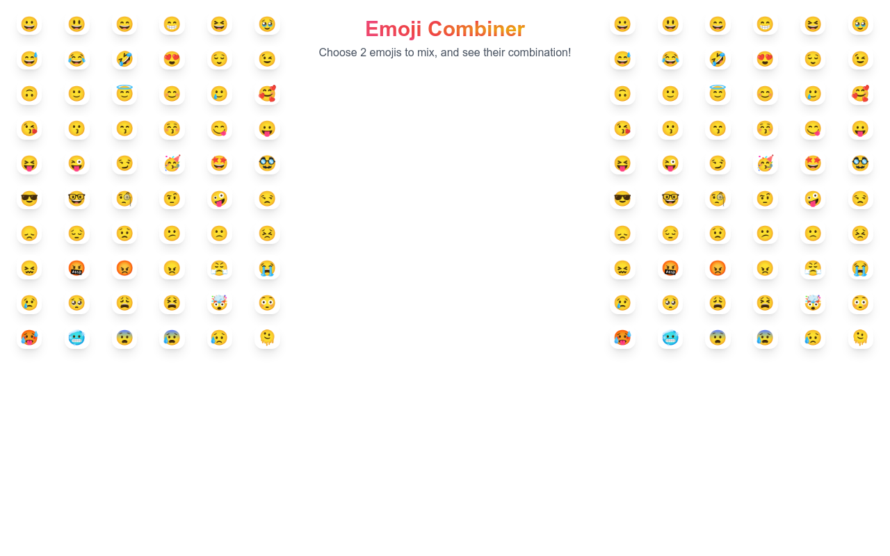 Emoji Combiner