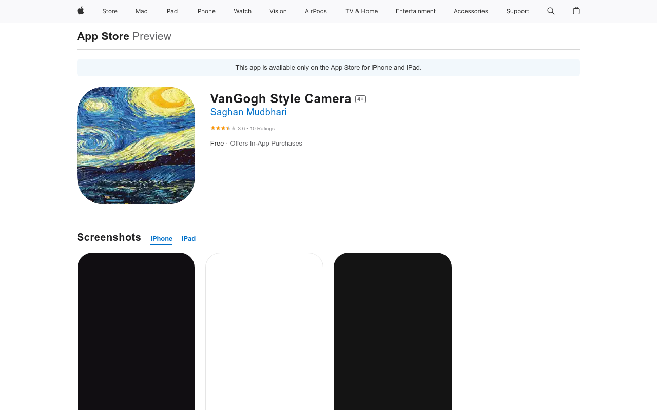 Art Filter for Camera