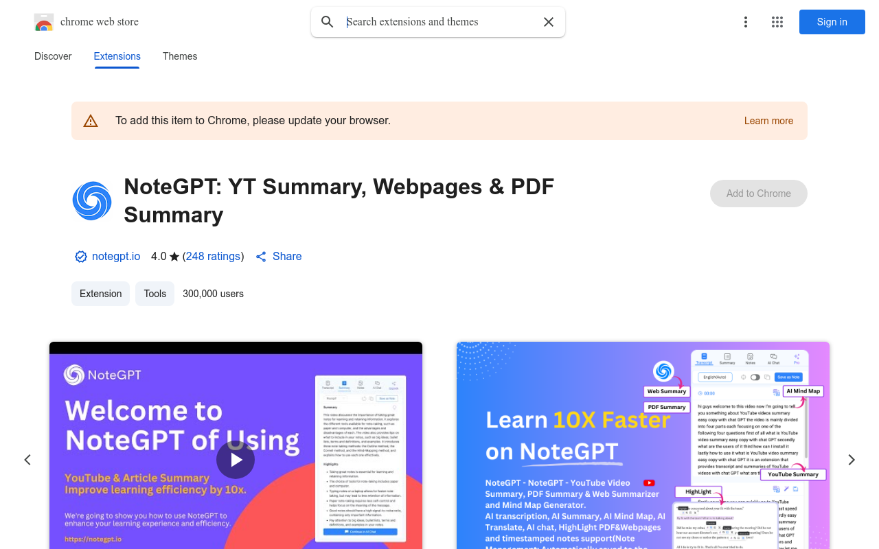 YouTube Summary with ChatGPT & Claude