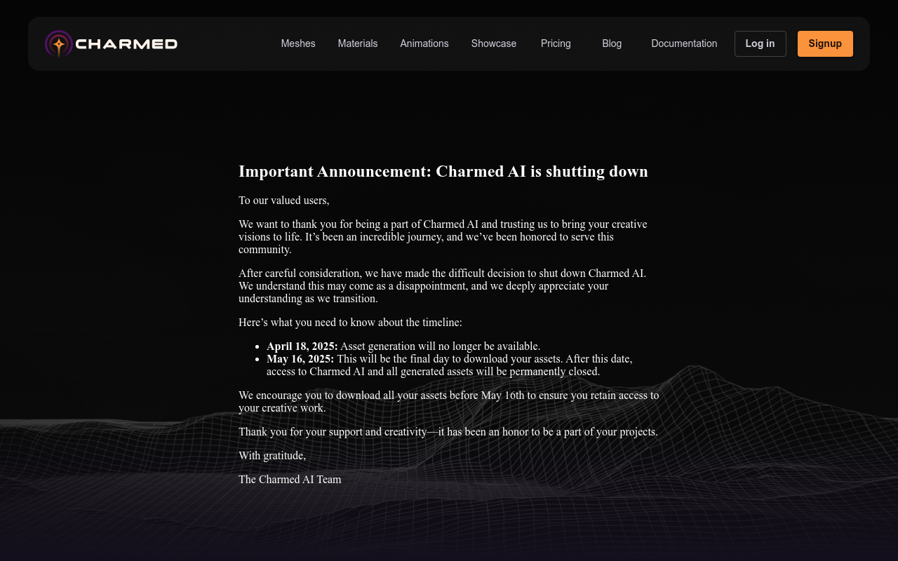 Charmed AI Texture Generator