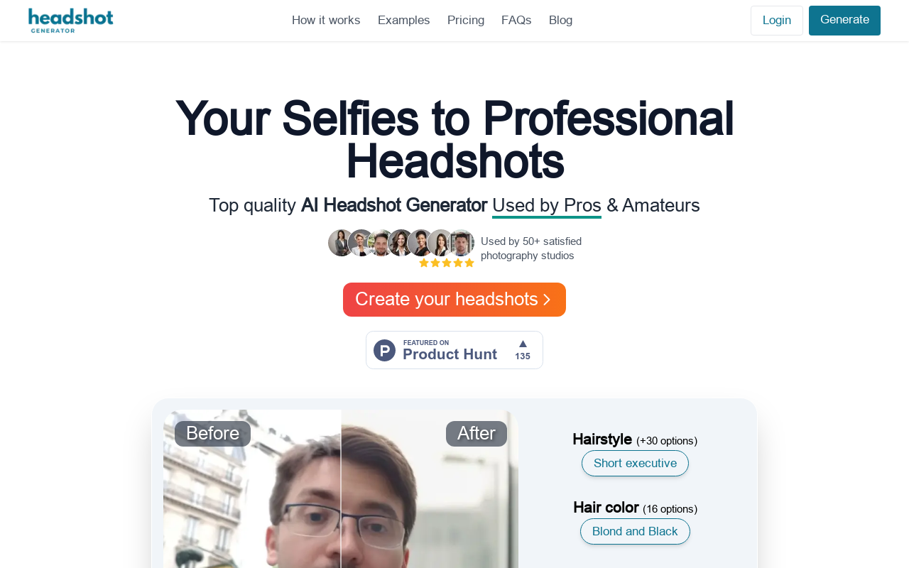 HeadshotGenerator.io