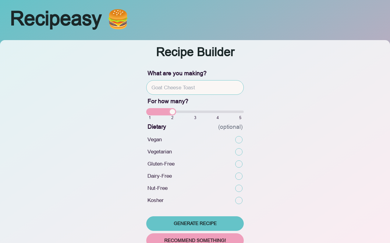 Recipeasy