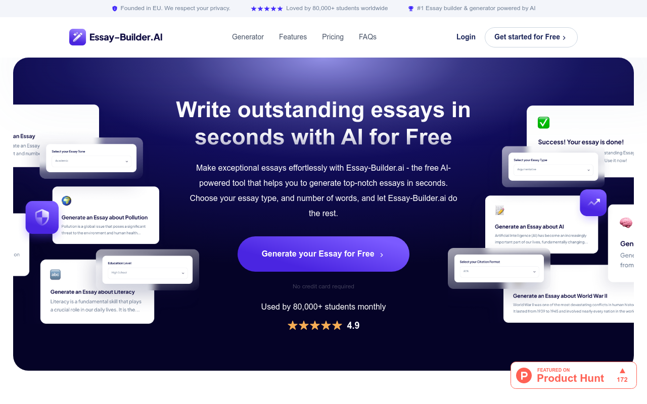 Essay Builder AI