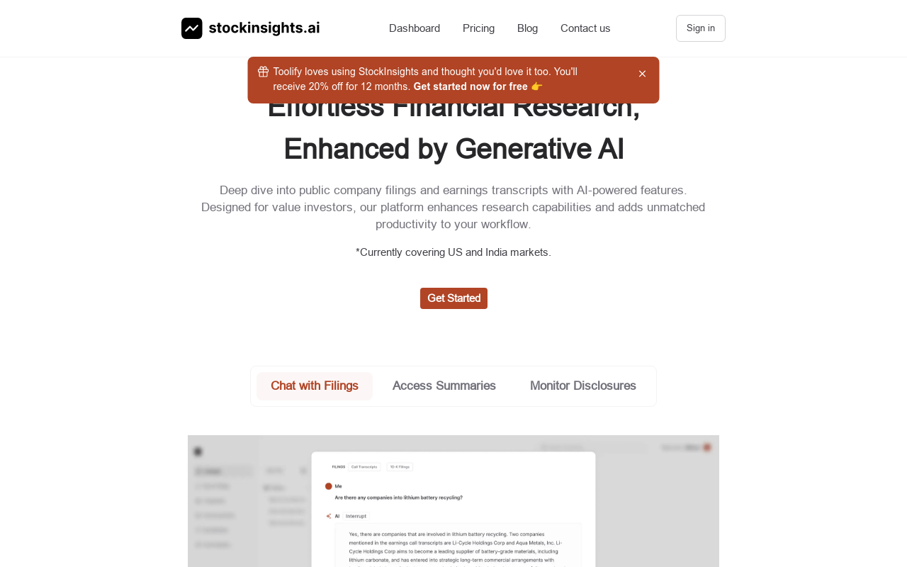 StockInsights AI