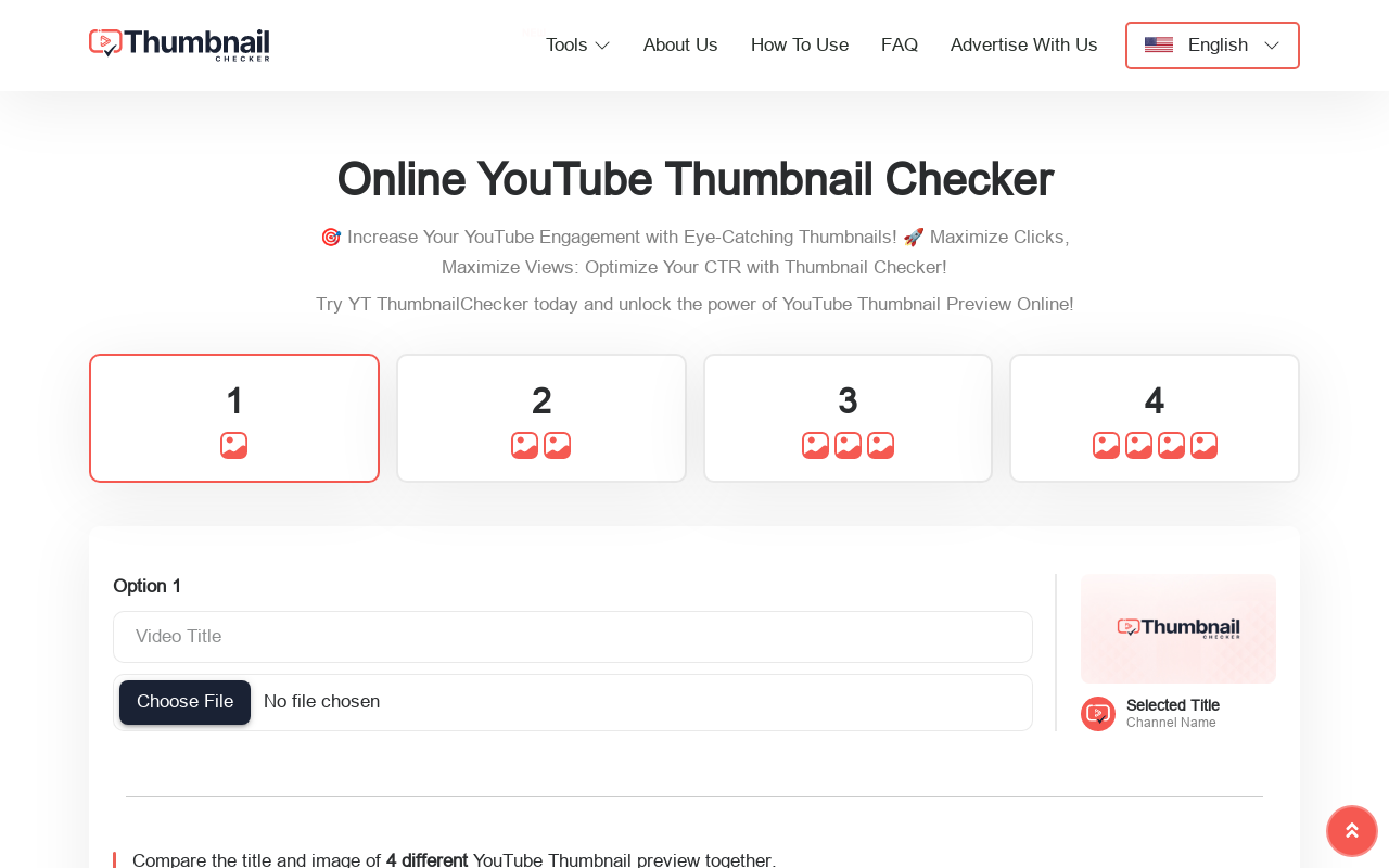 YouTube Thumbnail Checker