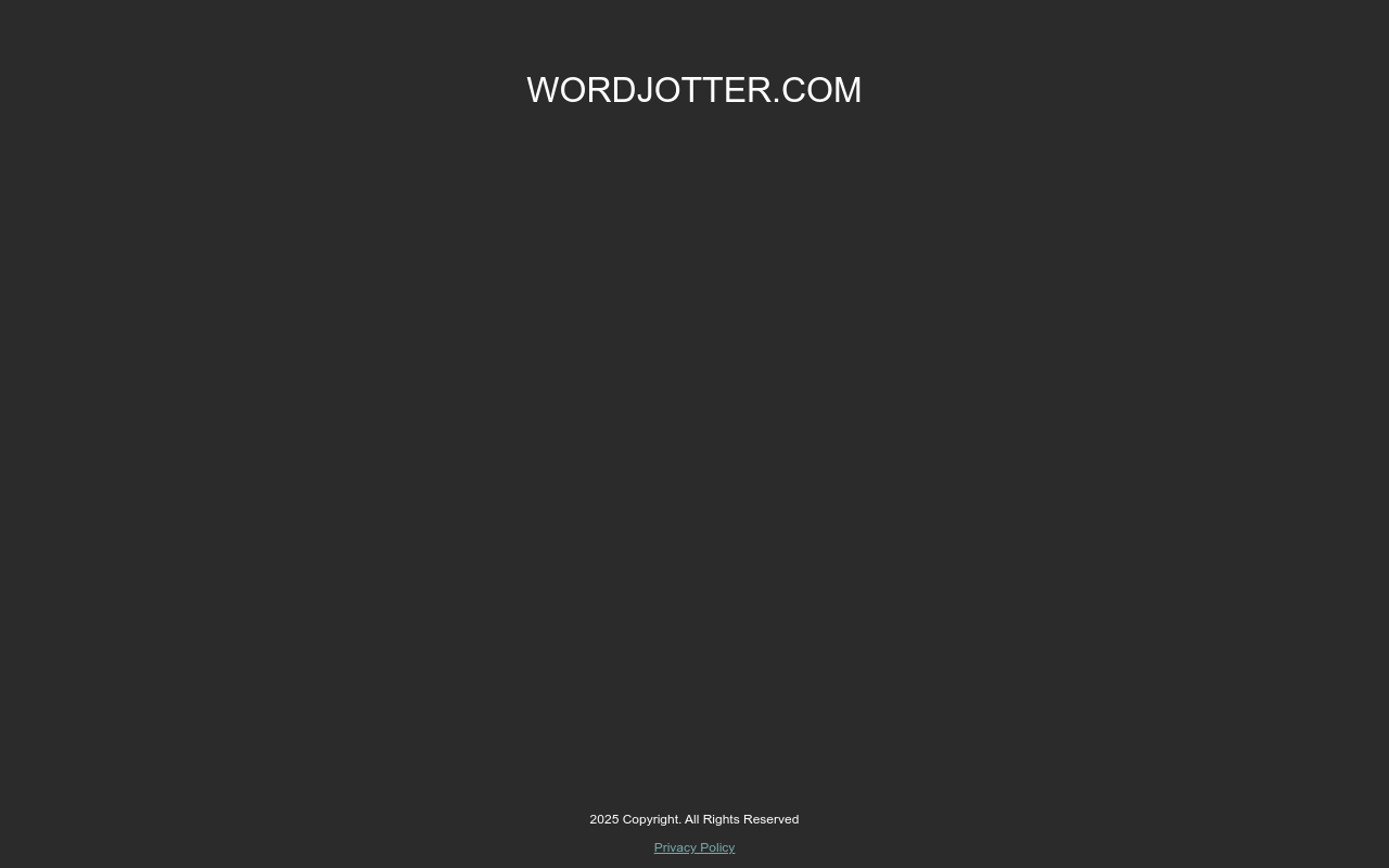 Wordjotter