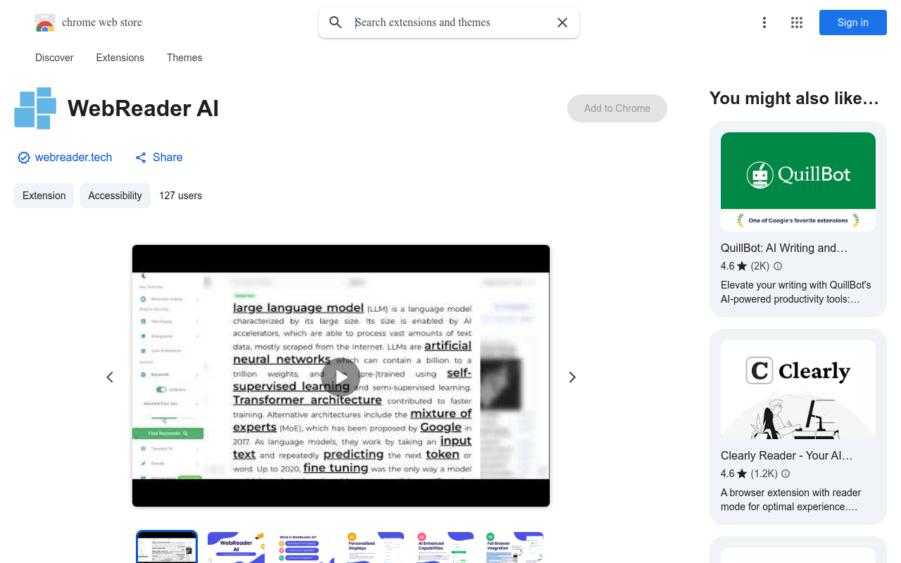 WebReader AI