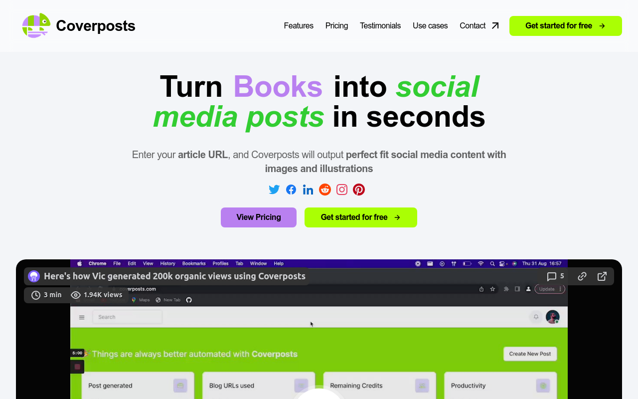 Coverposts