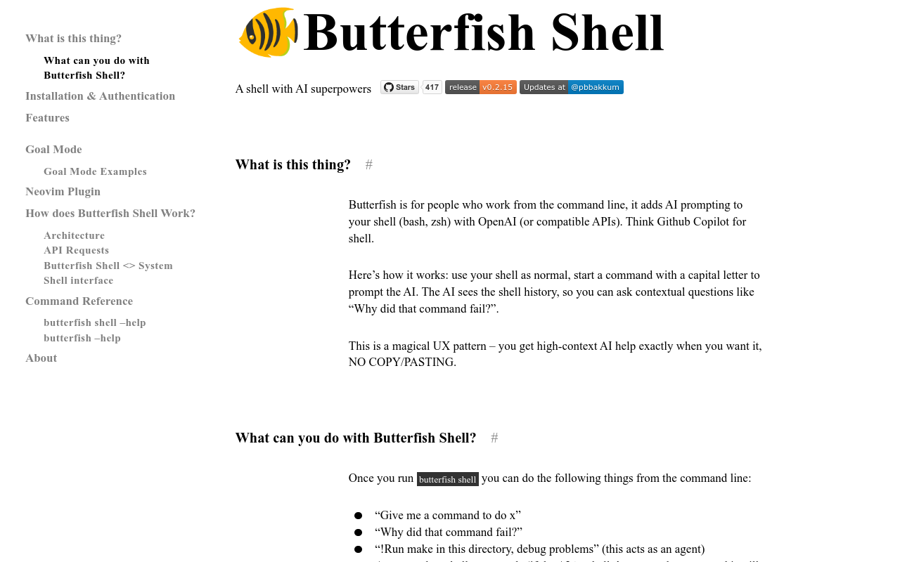 Butterfish Shell