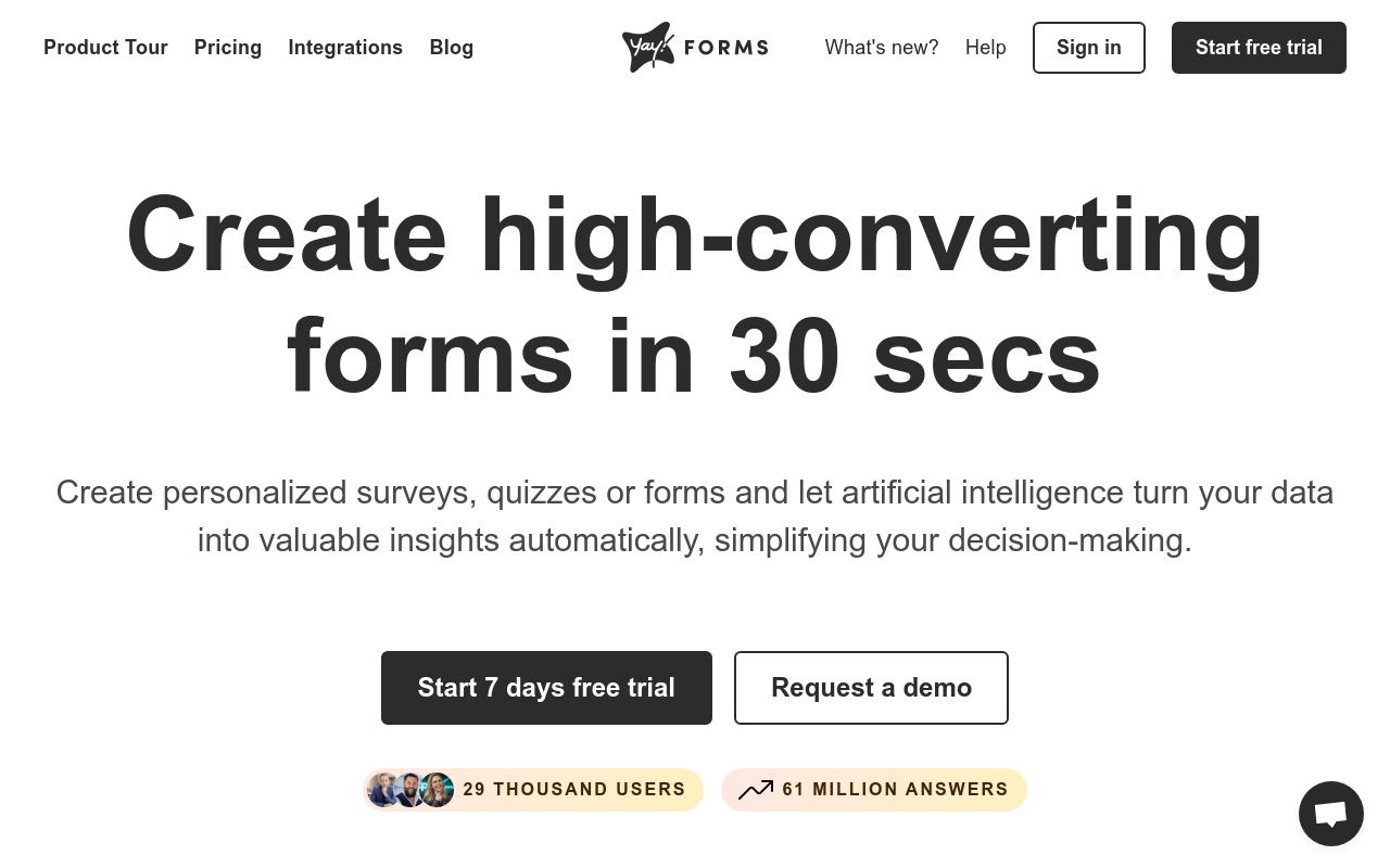Yay! Forms