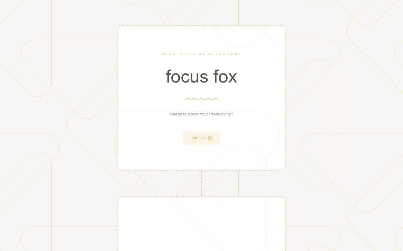 Focus Fox