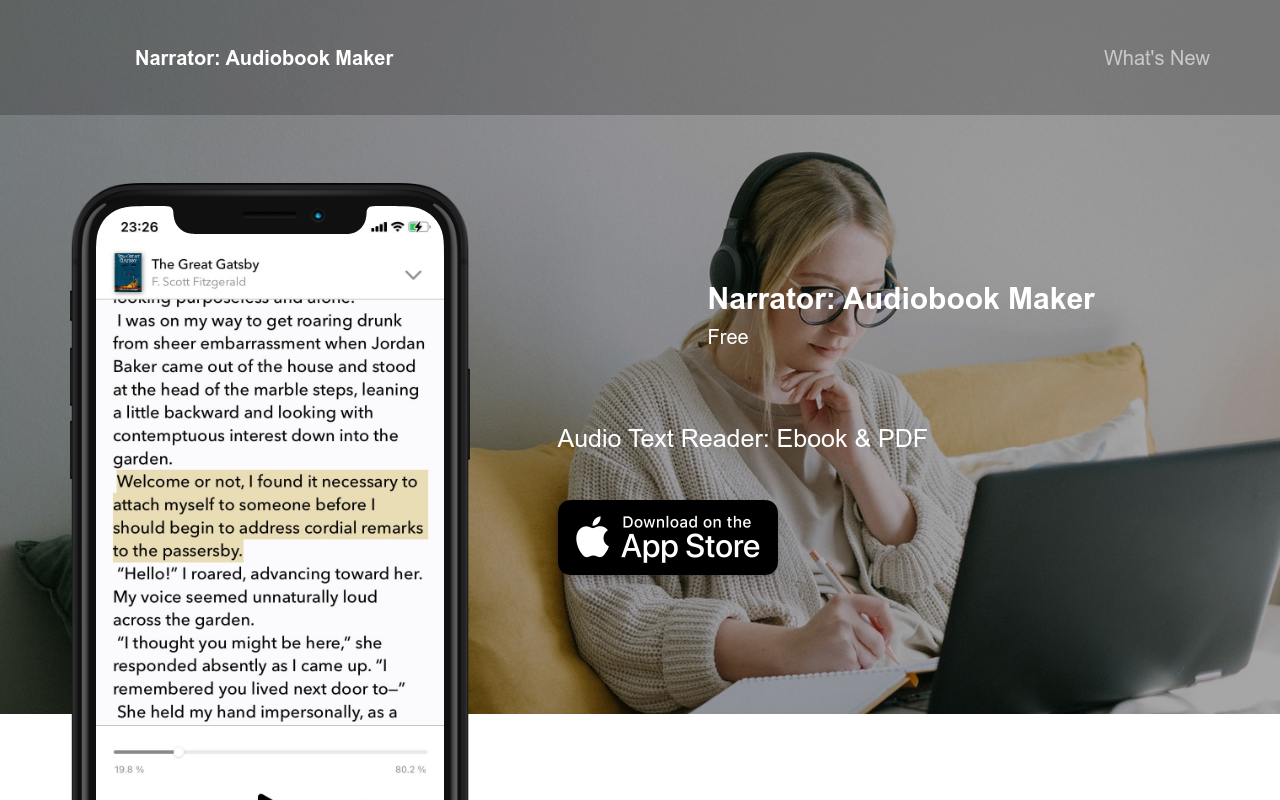 Narrator: Audiobook Maker