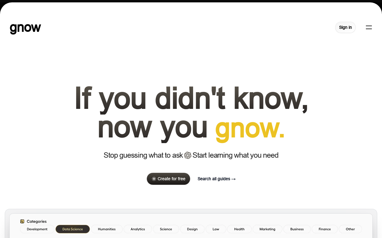 gnow