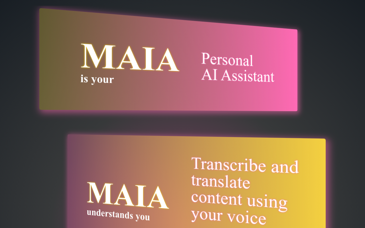 MAIA - My AI Assistant