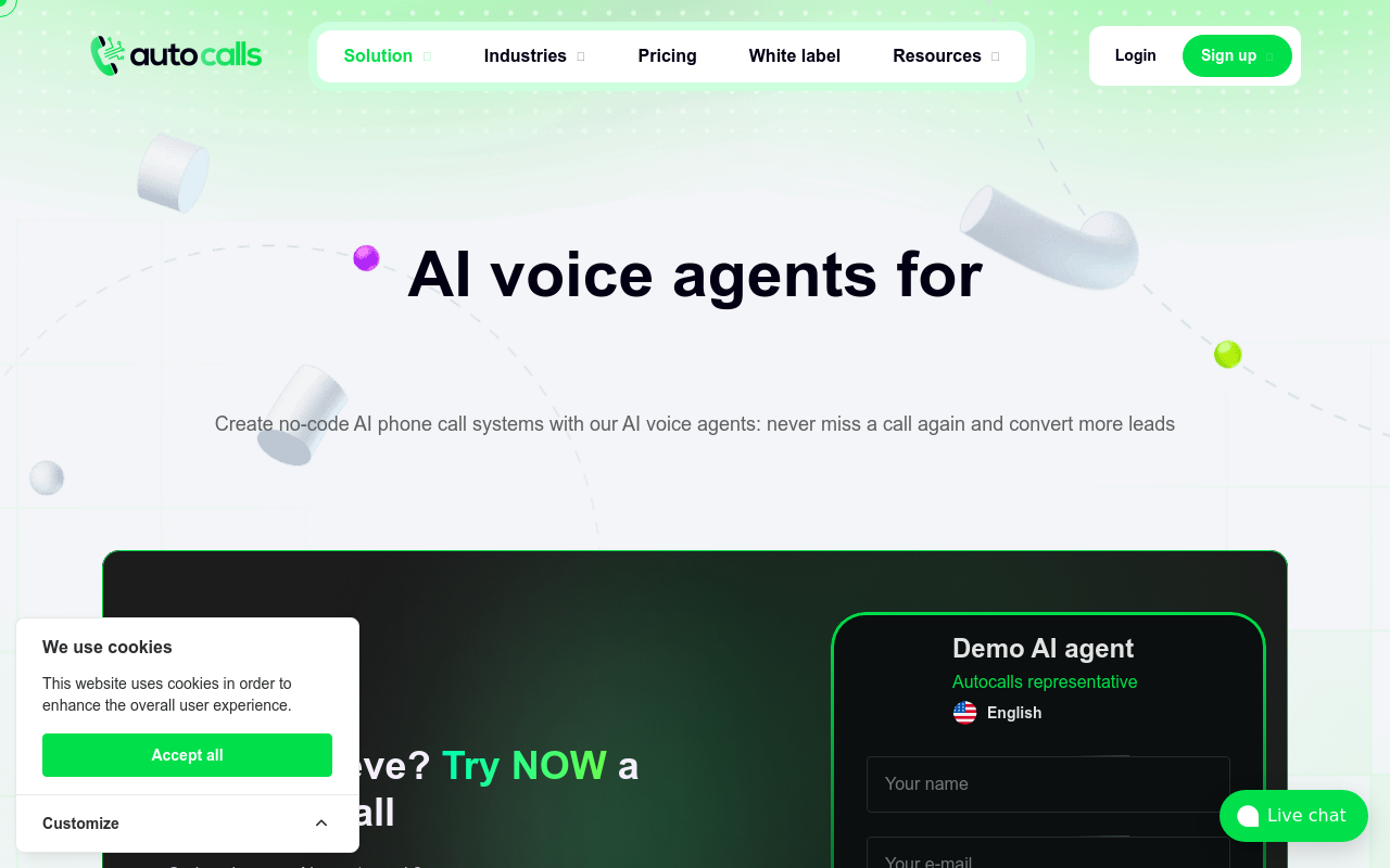 AutoCalls.ai - AI Phone Communications