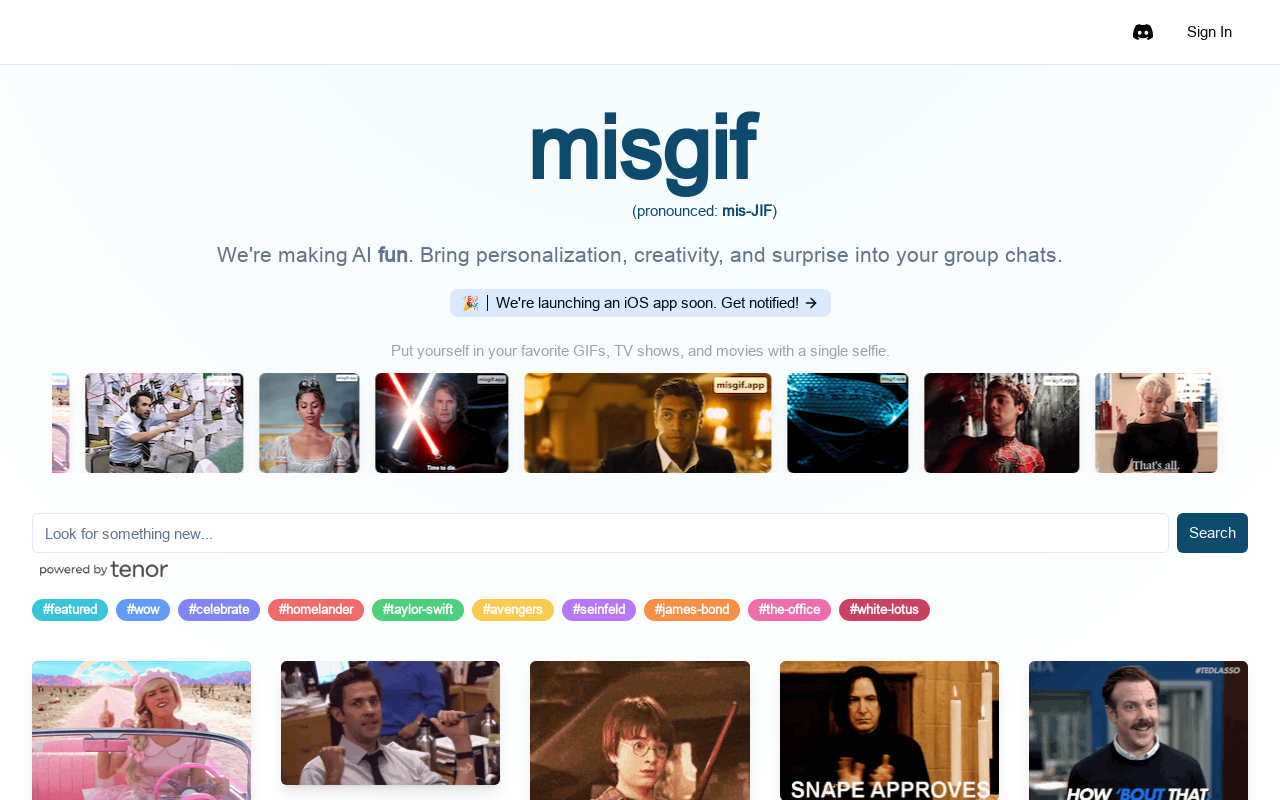 Misgif: AI Generated GIFs