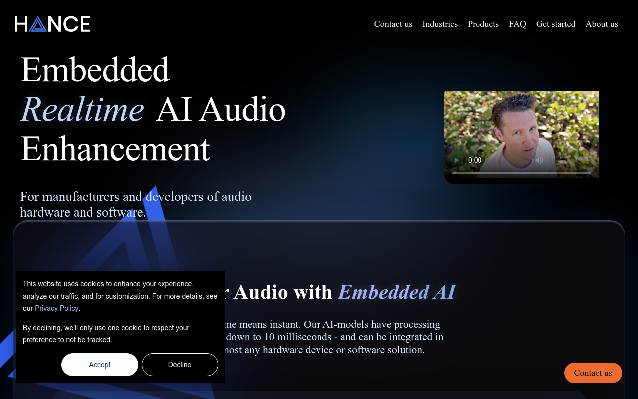 Hance - AI Audio Enhancement