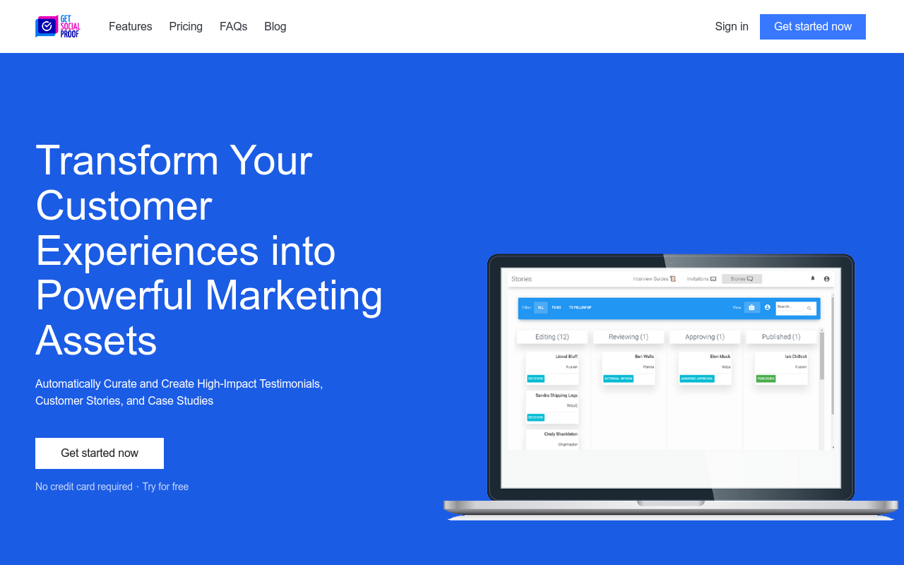 Get Social Proof