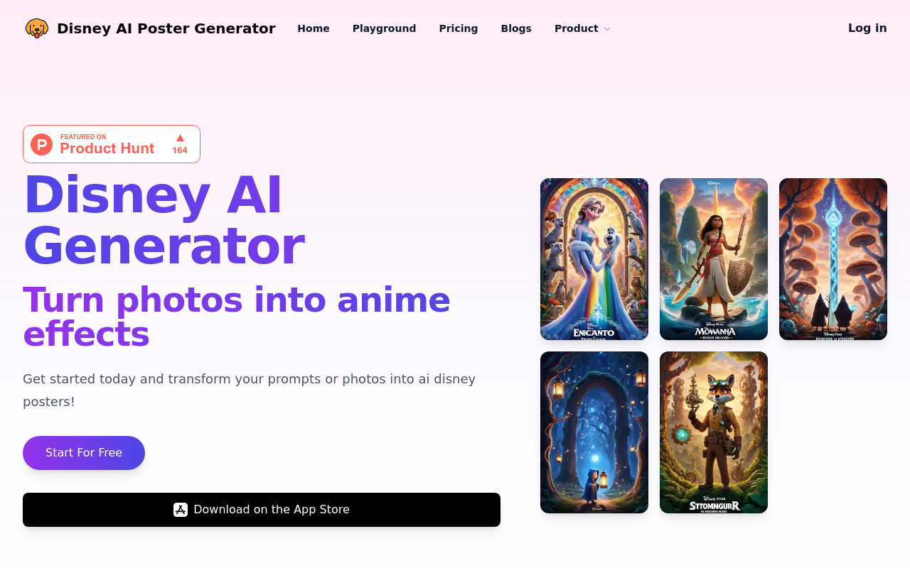 Disney AI Poster
