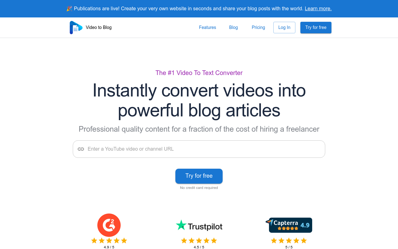Video To Blog
