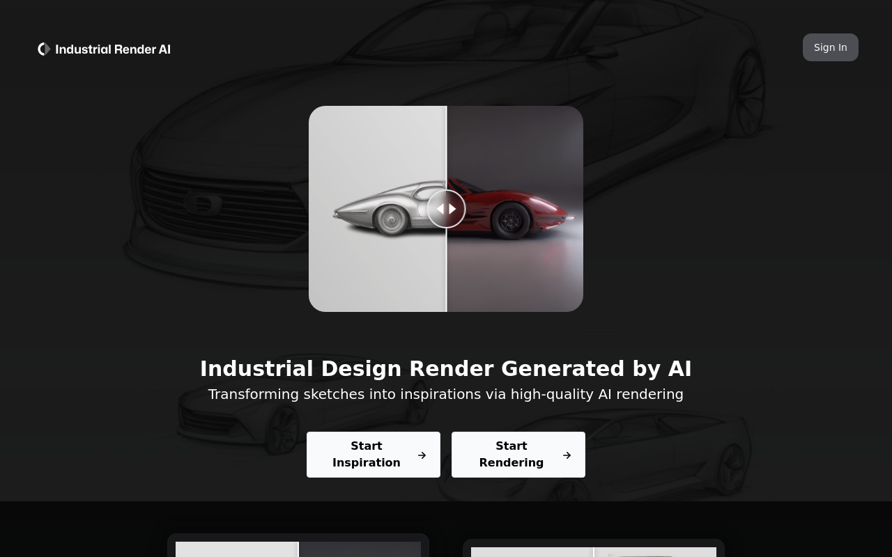 Industrial Render AI