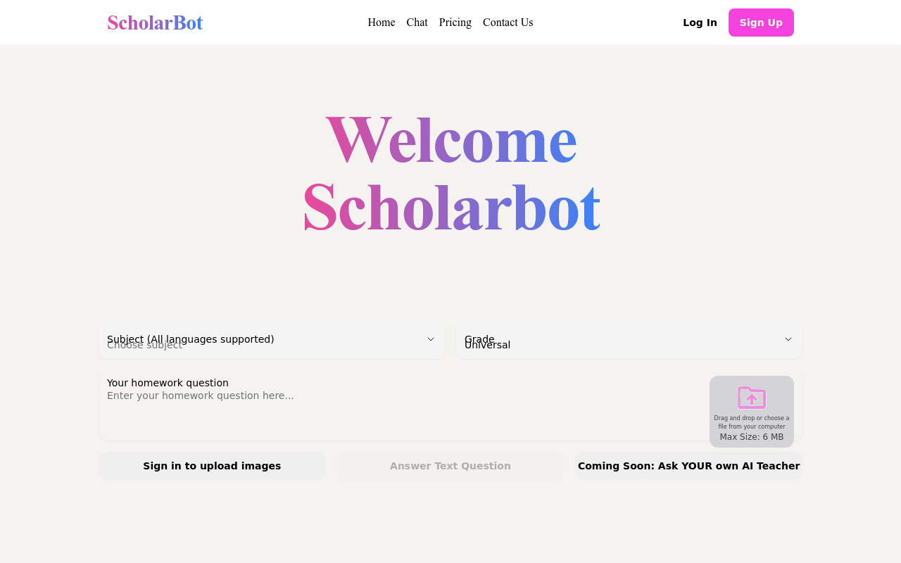 Scholarbot AI