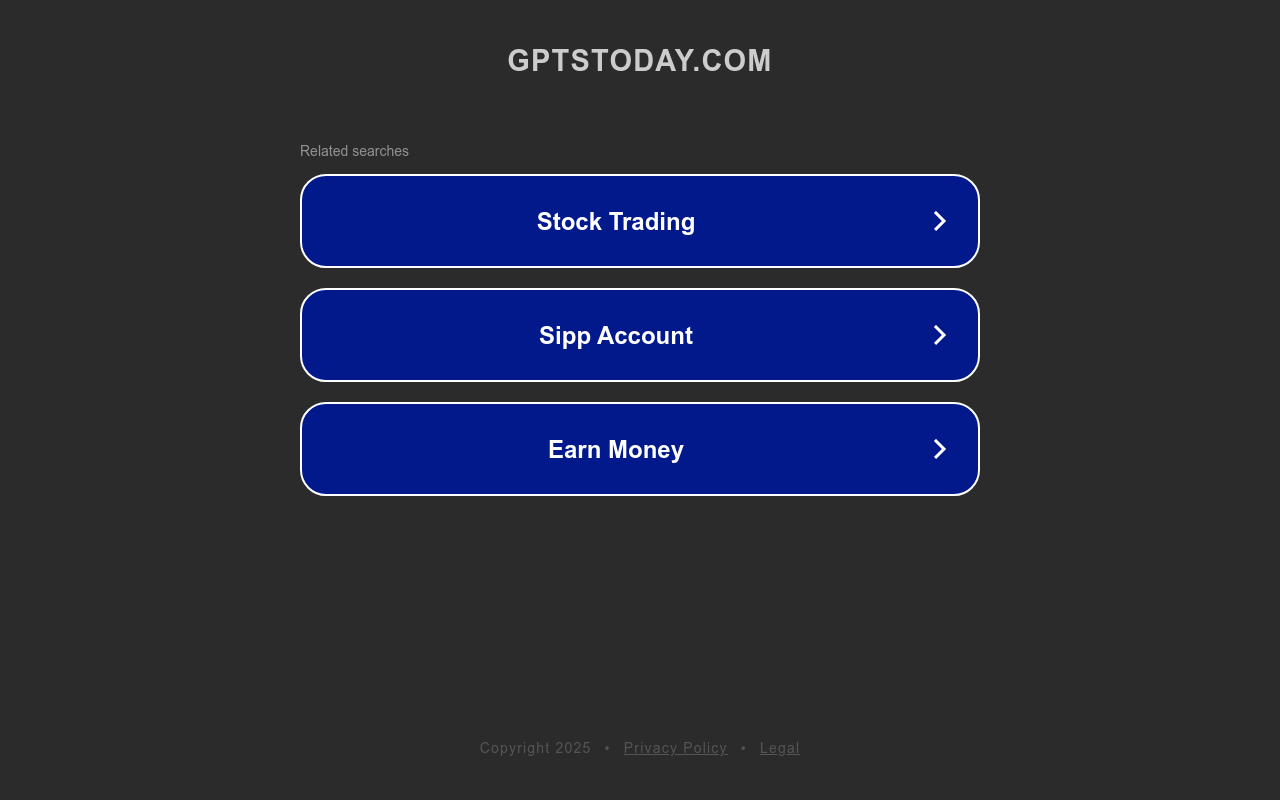 GPTs Today