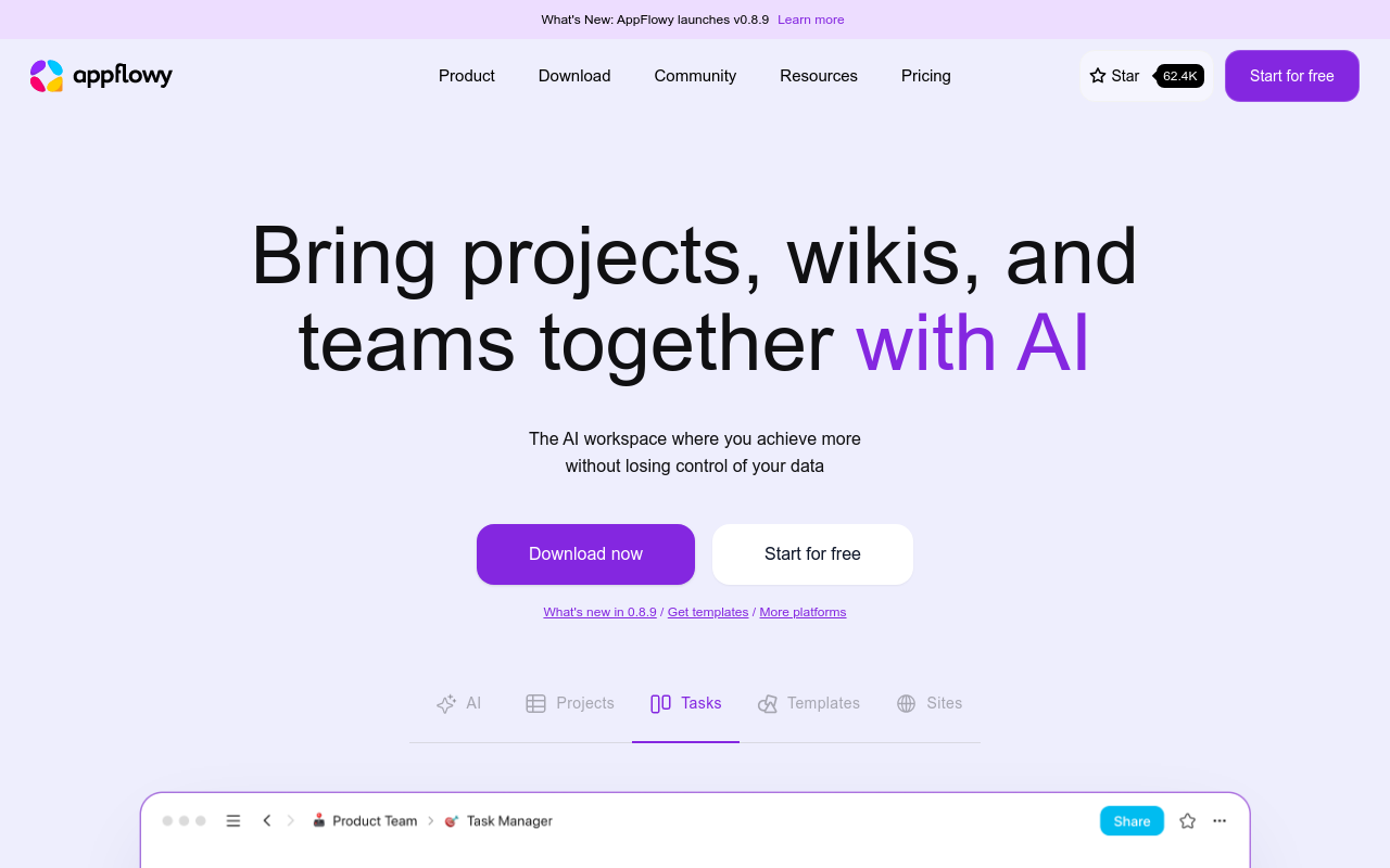 AppFlowy: open-source Notion alternative