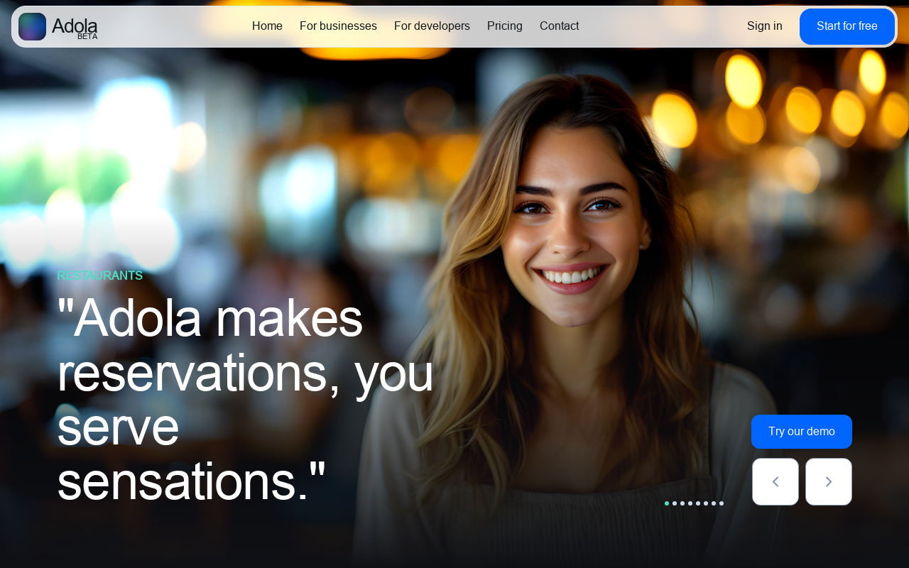 Adola: Voice & Phone Number for your AI