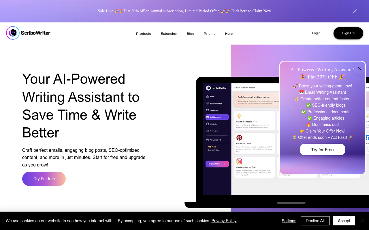 ScriboWriter AI
