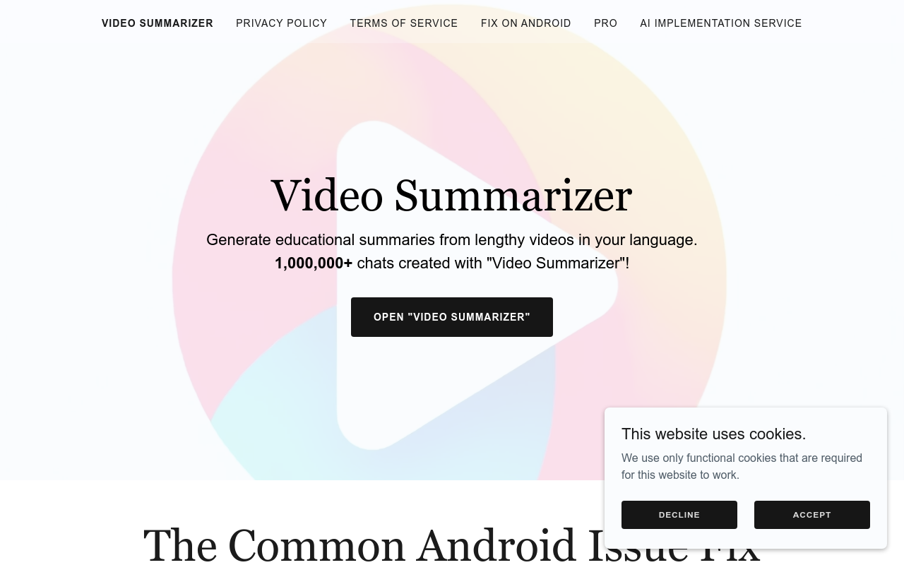 Video Summary AI